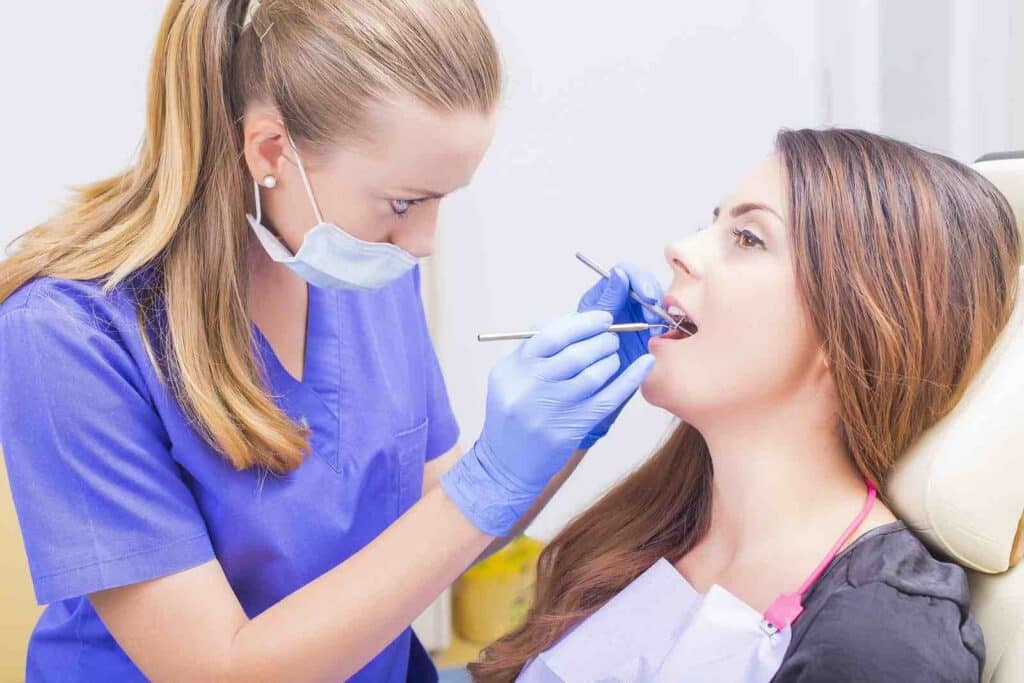 Pharr dentist treating dental cavities.